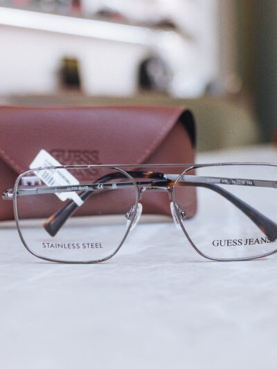 Óculos Guess Jeans Metálico Unisex - Cor: prata - GJ50008